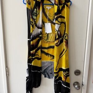Adore women’s hand painted 3 way viscose vest nwt never worn m medium